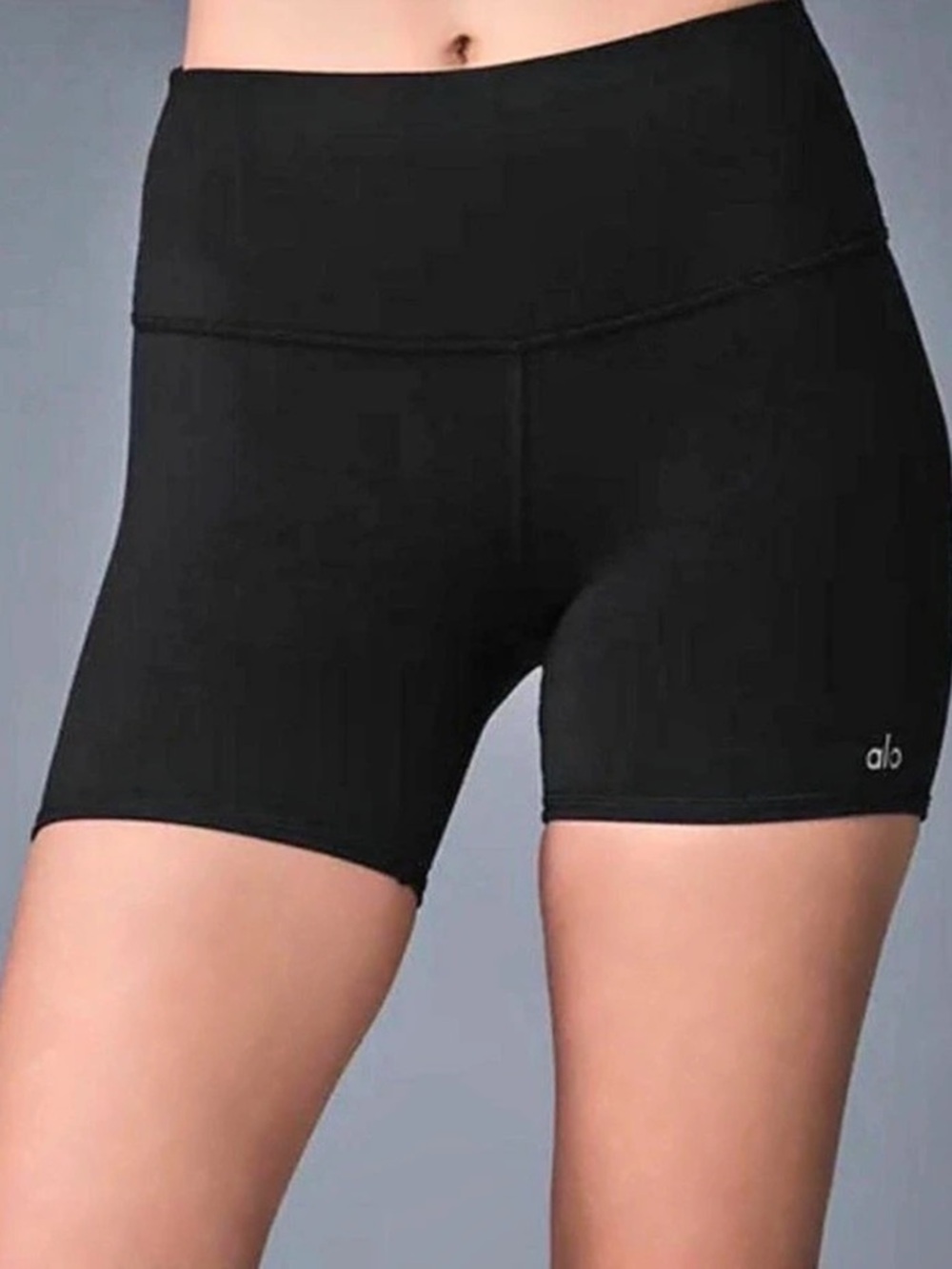 alo Black Bike Shorts Like New